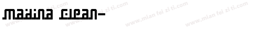 Madina Clean字体转换